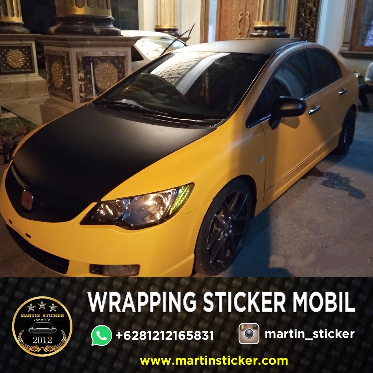Wrapping Sticker Mobil Bintaro