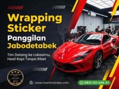 Wrapping Sticker Panggilan Jabodetabek Martin Sticker